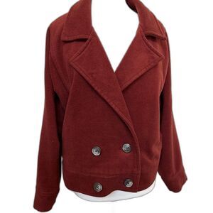 Free People Bella Dolman Wool Coat in Terra Cotta - Women S - Boho Winter Fall